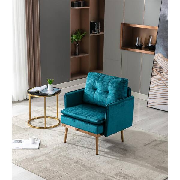 teal chaise lounge chair