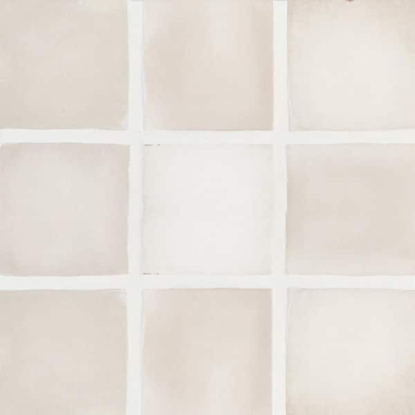 Jeffrey Court Beige Zellige 4 in. x 4 in. Subway Matte Ceramic Wall Tile (0.108 sq. ft./Each)