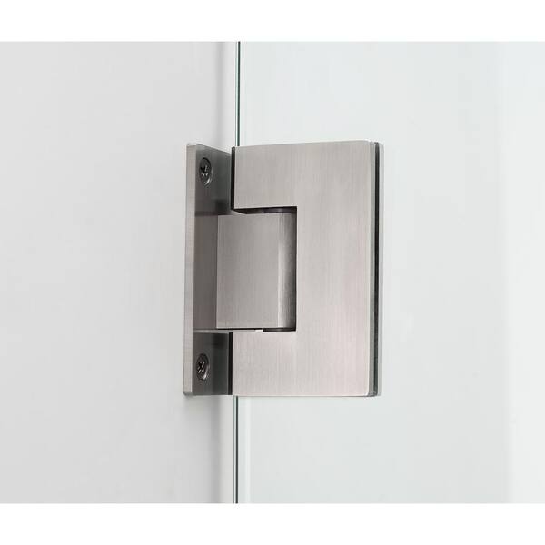 Aston Kinkade XL 25.75 in. - 26.25 in. x 80 in. Frameless Hinged