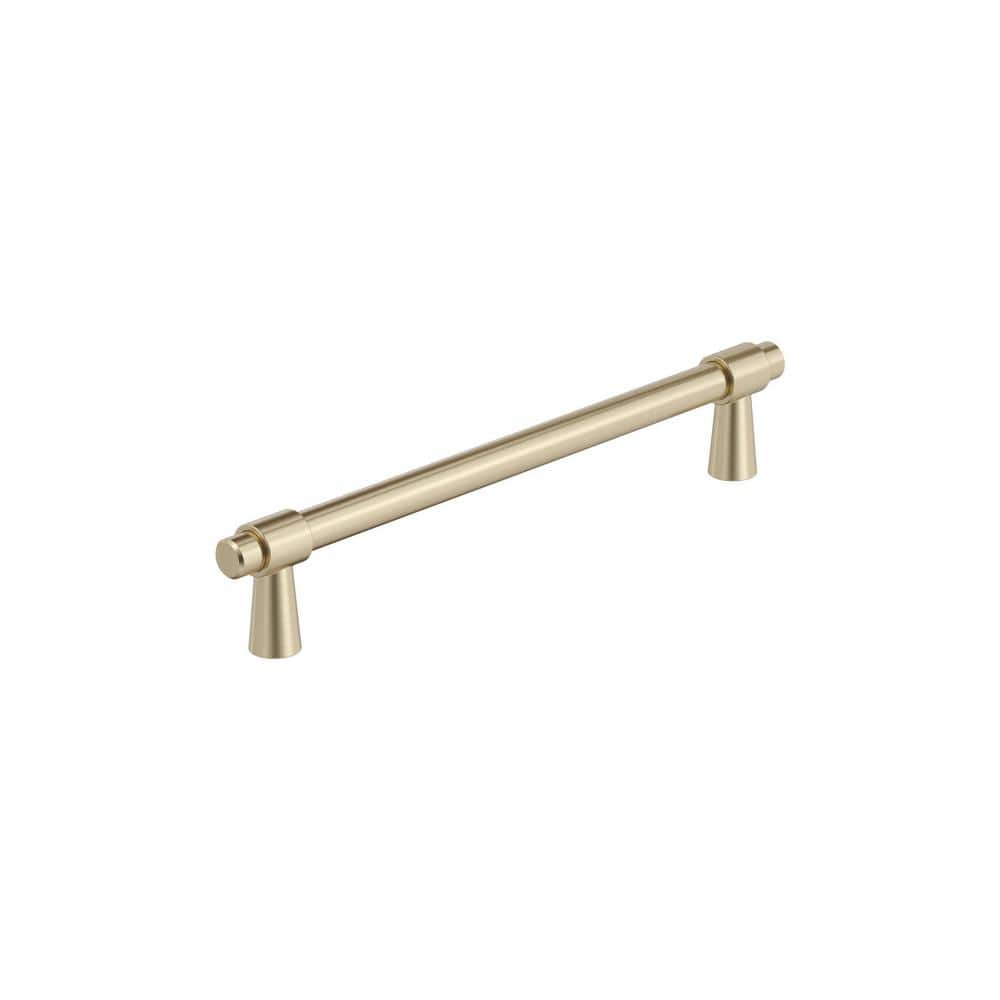 Destine 6-5/16 in. (160 mm) Modern Golden Champagne Bar Cabinet Pull price history on PriceWatchPro