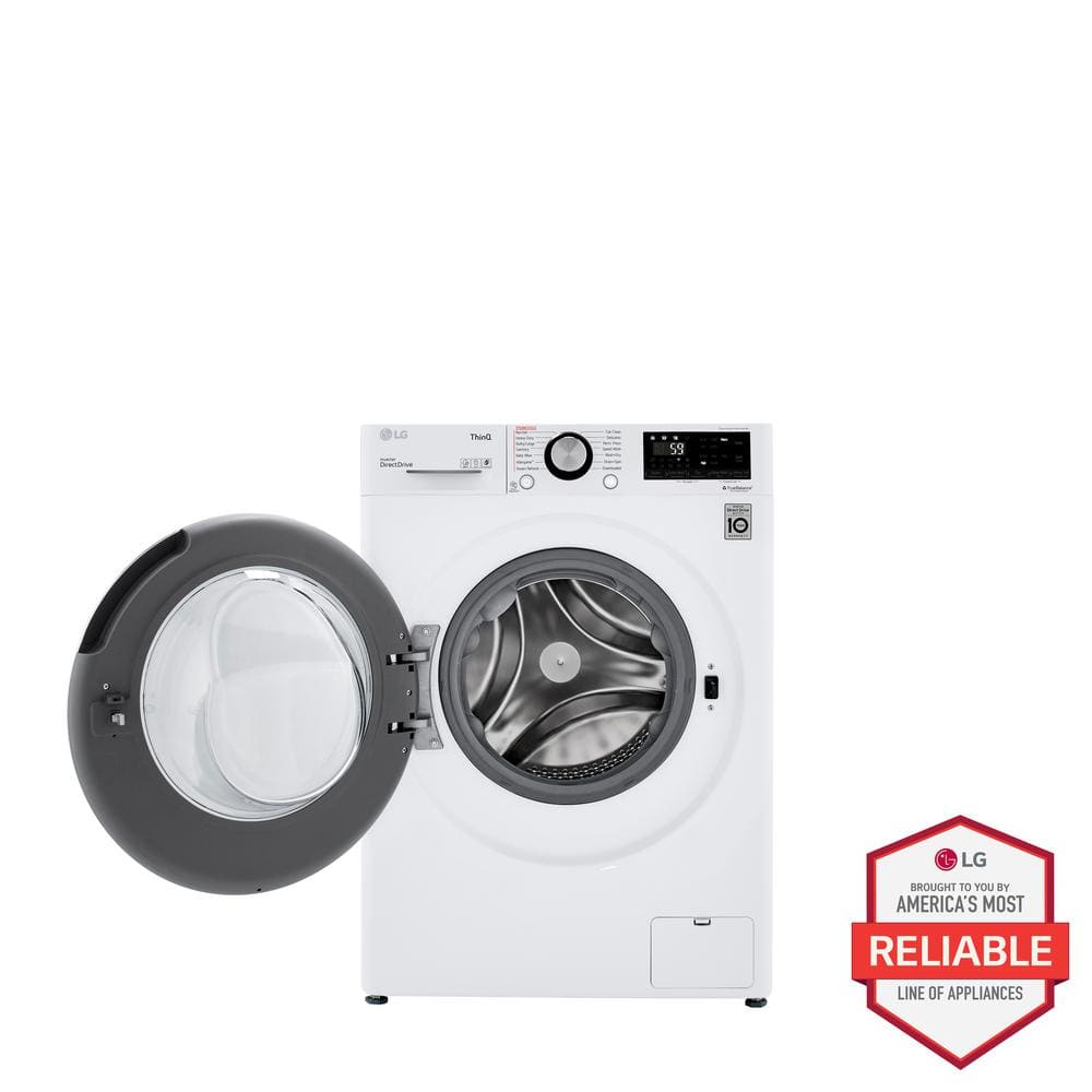 LG 24 Inch White Smart All-In-One Washer Dryer Combo