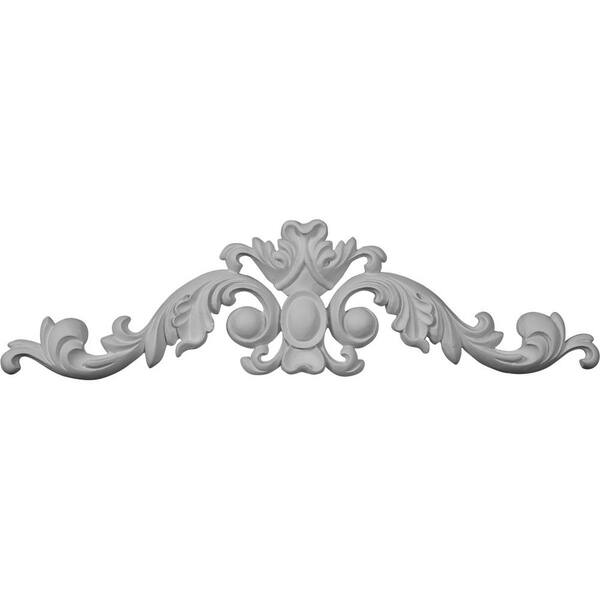 Ekena Millwork 11-3/4 in. x 3-1/8 in. x 1/2 in. Polyurethane Cole Onlay ...