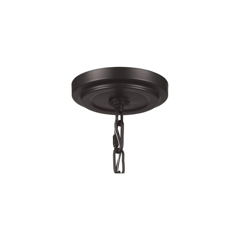 Tabby Mini Globe Pendant in Oil Rubbed Bronze with Clear Shade