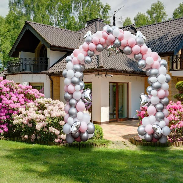 100 in. High Gothic Steel Rose Arch Trellis