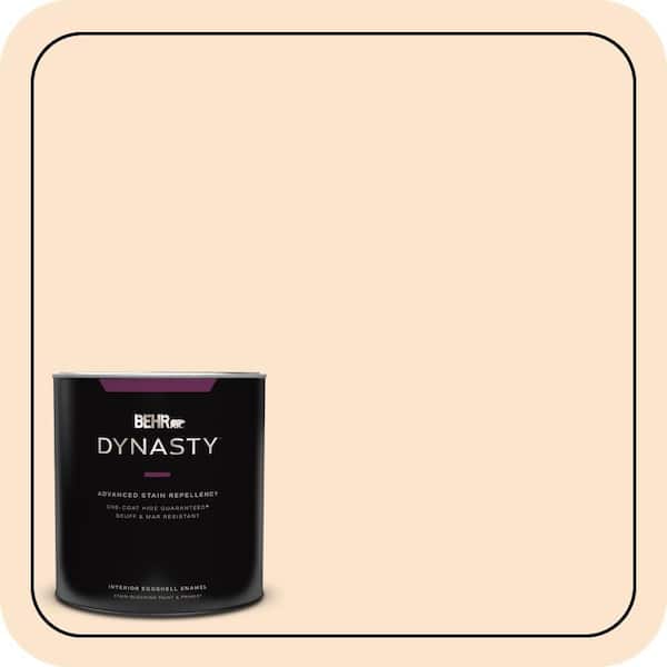 BEHR DYNASTY 1 qt. #M240-1 Bay Scallop Eggshell Enamel Interior Stain-Blocking Paint & Primer