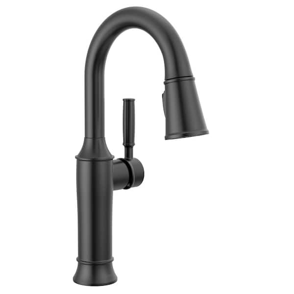 Delta Renaldi Single Handle Bar Faucet in Matte Black