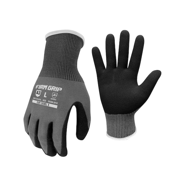 FIRM GRIP Large Precision Grip A3 Cut Resistant Outdoor and Work Gloves