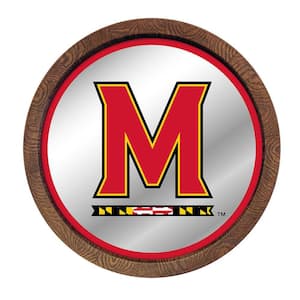 20 in. Maryland Terrapins Mirrored Barrel Top Mirrored Decorative Sign