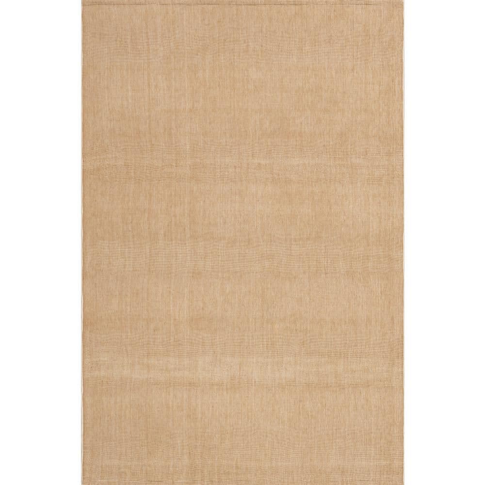 nuLOOM Brown 8.6 ft. x 11.6 ft. Alira Solid Outdoor Area Rug SVAV06D ...