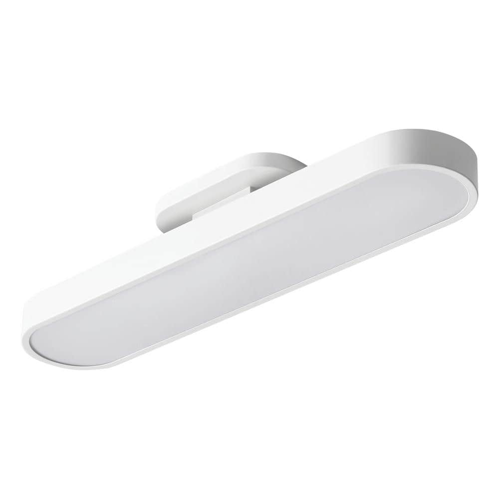 27.5 in. White 36W Adjustable Acrylic Linear Modern Flush Mount LED Ceiling Light Dimmable Ceiling Lamp price history on PriceWatchPro