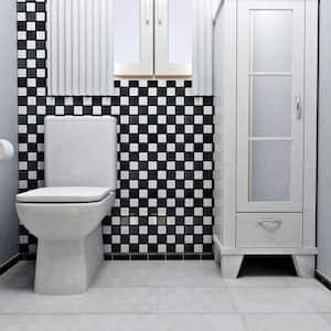 Squire Quad Matte Checkerboard 12-1/2 in. x 12-1/2 in. Porcelain Mosaic Tile (11.1 sq. ft./Case)