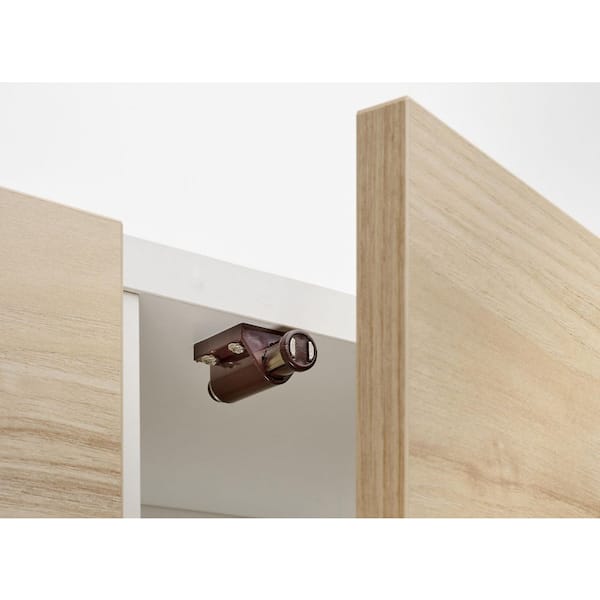 Single Magnetic Touch Latch, Brown (1-Pack) Single Magnetic Touch Latch, Brown (1-Pack)