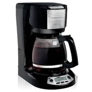 12 Cup Black and Stainless Steel Programmable Drip Coffee Maker