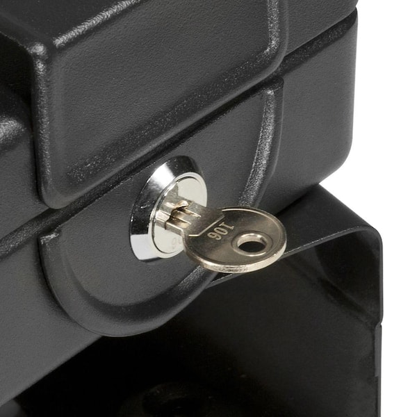 BARSKA 0.02 cu. ft. Steel Compact Key Lock Box Safe with Mounting