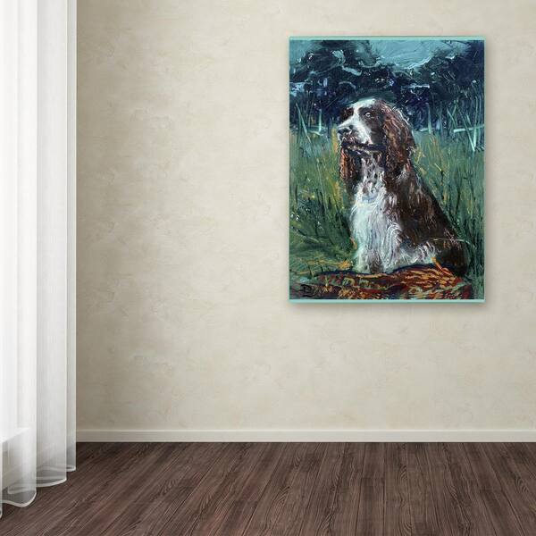 Trademark Fine Art 32 in. x 24 in. "Captn Winger" by Lowell S.V. Devin Printed Canvas Wall Art