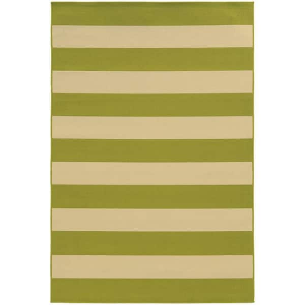 Home Decorators Collection Nantucket Lime 8 ft. x 11 ft. Area Rug