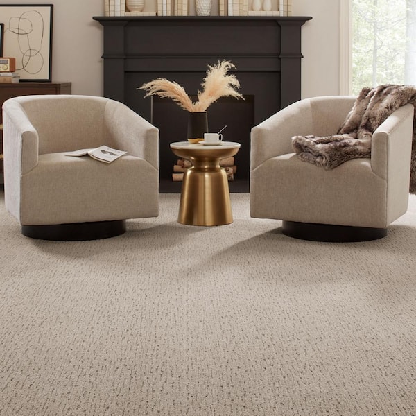 Chester  - Gentle Doe - Blue 40 oz. Triexta Pattern Installed Carpet