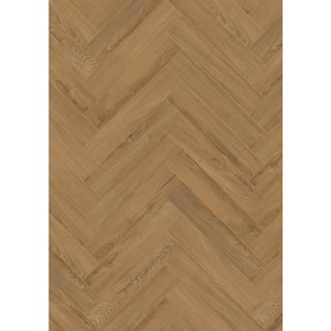 Inca Carpenter Oak Herringbone 8mm T x 4.96 in. W Water Resistant Laminate Wood Flooring (9.40 sq. ft./Case)