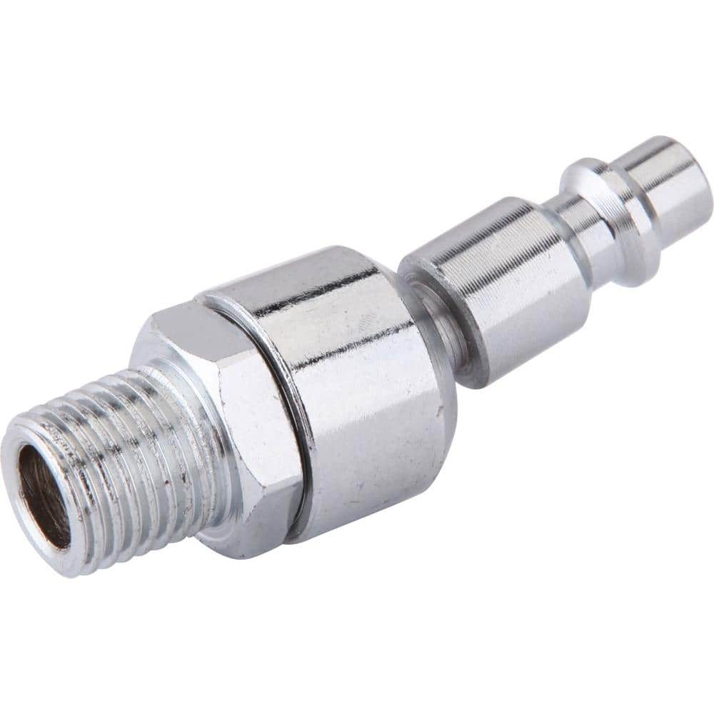 Zinc 1/4 in. x 1/4 in. Male to Male Swivel Industrial Plug