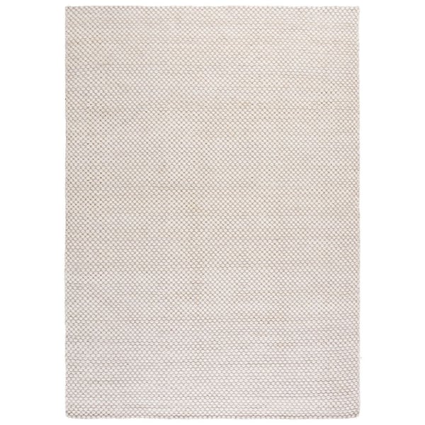 Vermont 6 ft. x 9 ft. Ivory Pebble Weave Area Rug