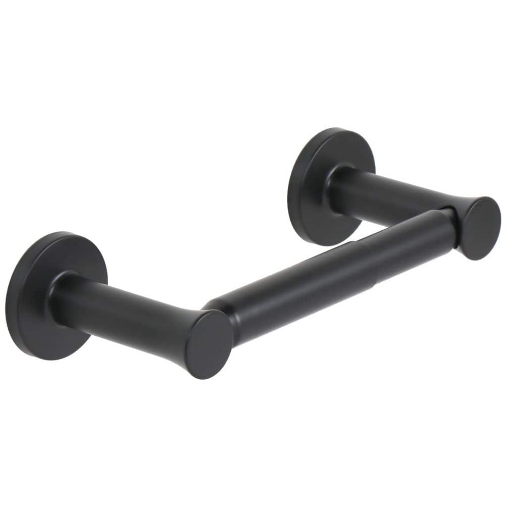 Glacier Bay - Lucien Wall Mounted Toilet Paper Holder in Matte Black