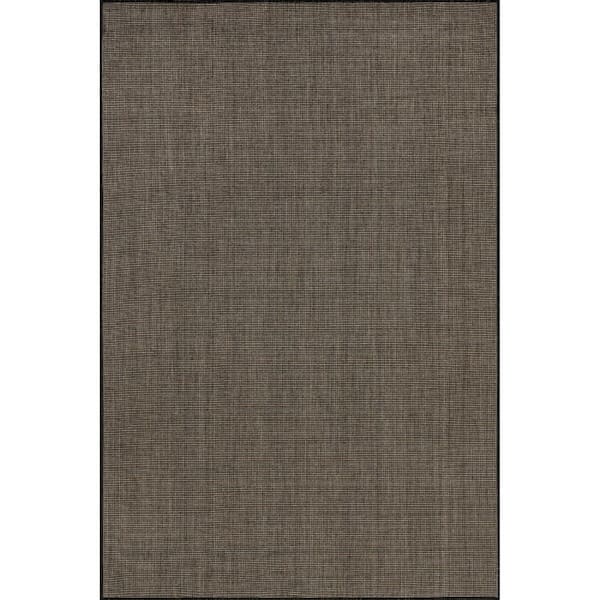 nuLOOM Nakia Transitional Dark Gray 5 ft. x 8 ft. Indoor/Outdoor Area Rug