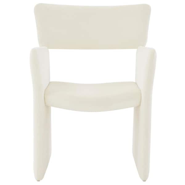 SAFAVIEH Jayke Cream 16.9 in. Wood Dining Chair