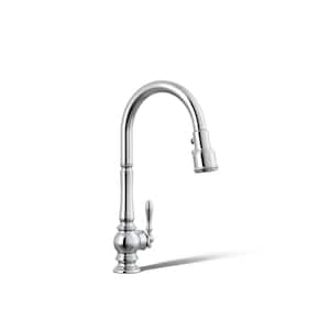 KOHLER Artifacts Single-Handle Touchless Pull-Down Sprayer Kitchen