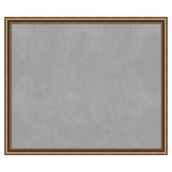 Amanti Art Manhattan Bronze Narrow 52 in. x 44 in. Framed Magnetic Board