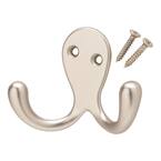 Satin Nickel Double Robe Hook