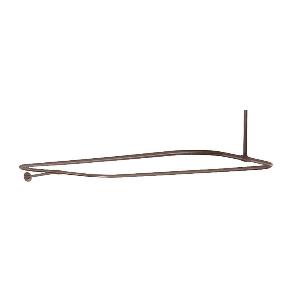 Brushed Nickel Wall Mounted Clawfoot Tub Faucet with Handshower