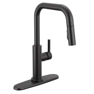 Delta Nicoli Single Handle Pull Down Sprayer Kitchen Faucet in