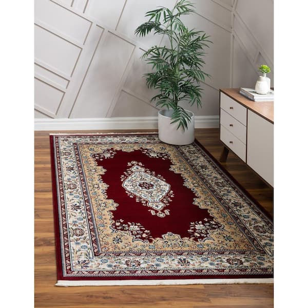 Narenj Windsor Burgundy 3' 0 x 5' 0 Area Rug
