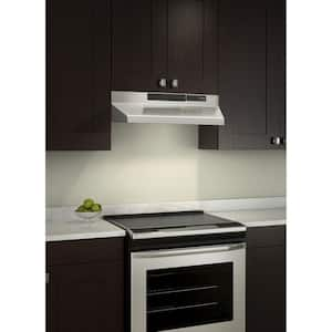 RL6200 Series 30 in. Ductless Under Cabinet Range Hood with Light in Stainless Steel