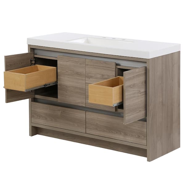 Bathroom Storage Corner Floor Vanity Cabinet - Multiple Colors – Joanna Home