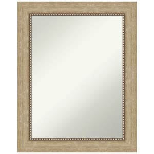 Astor Champagne 23 in. H x 29 in. W Framed Non-Beveled Bathroom Vanity Mirror in Champagne