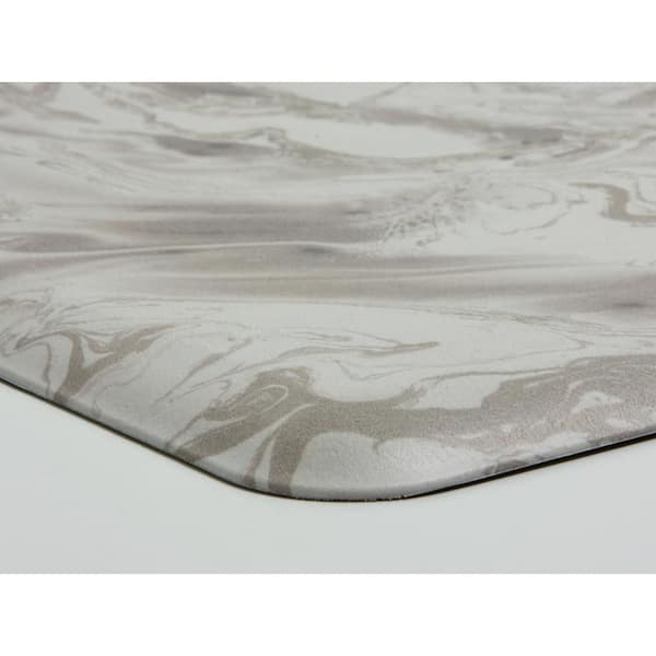 Grey Aegean 60 in. x 20 in. Anti-Fatigue Comfort Long Mat