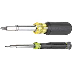 Magnetic Multi-Bit Screwdriver/Nut Driver and Precision Multi-Bit Screwdriver Tool Set