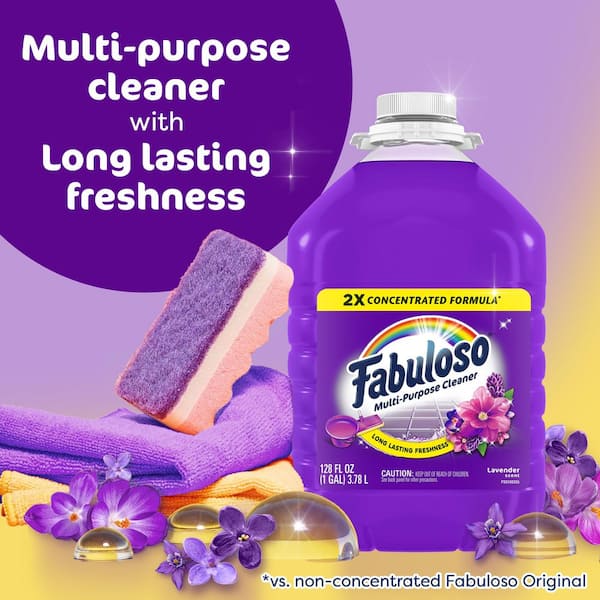 128 oz. Lavender 2X Concentrated All Purpose Cleaner and Floor Cleaner (6-Pack)