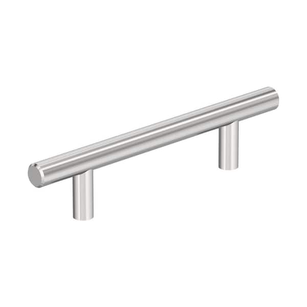 Amerock Bar Pulls Hollow 3-3/4 in. Modern Polished Chrome Bar Cabinet Pull