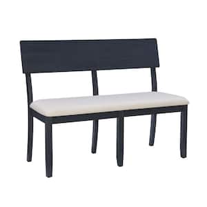 Rodman Dark Charcoal Dining Bench 36 in. H x 52.50 in. W x 20.25 in. D
