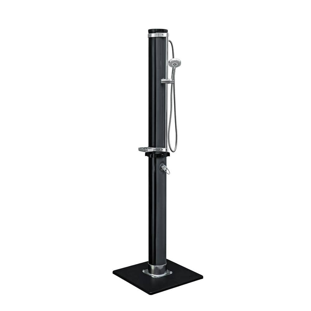 Bestway Black Solar-Powered Outdoor Shower with Adjustable Head