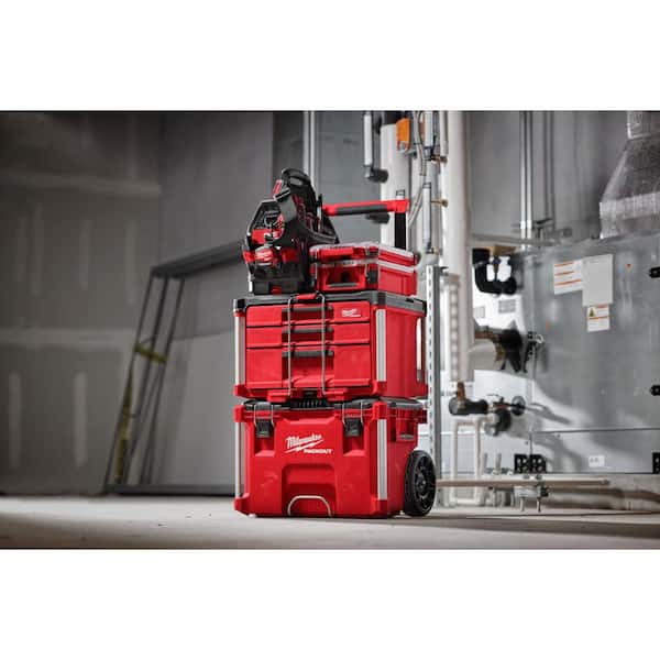 Milwaukee - PACKOUT 22 in. Modular 3-Drawer Multi Drawer Tool Box with Metal Reinforced Corners and 50 lbs. Capacity