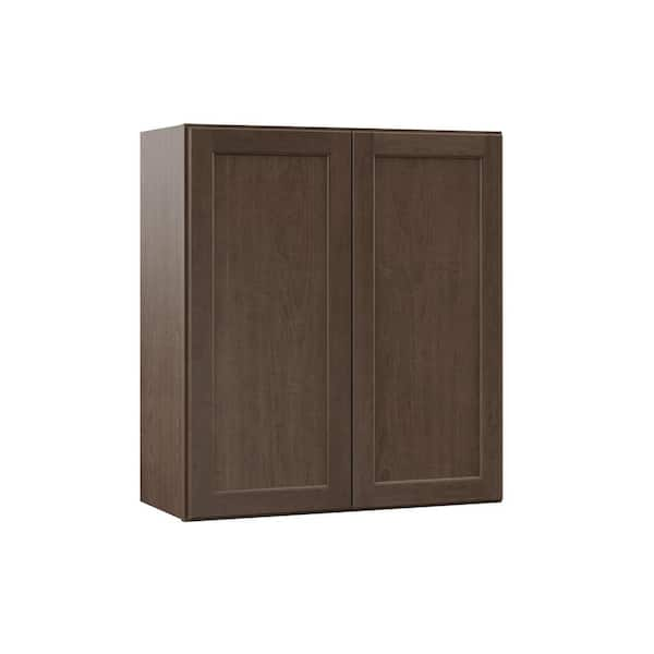 Hampton bay shaker assembled deals wall kitchen cabinet