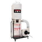 1.5 HP 1100 CFM 4 or 6 in. Dust Collector with Vortex Cone and 5-Micron Bag Filter Kit, 115/230-Volt, DC-1100VX-5M