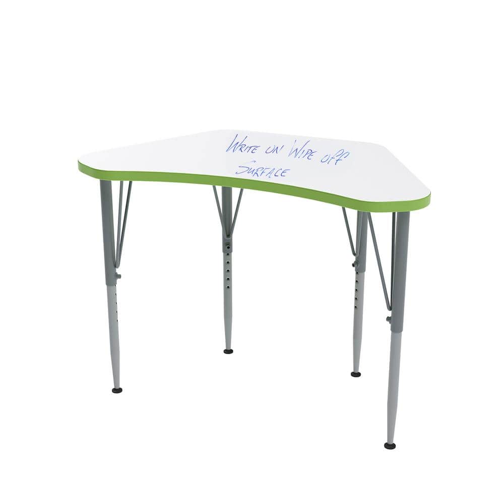 Versa Wing Kids Desk Height Adjustable Laminate Large Surface Write-On/Wipe