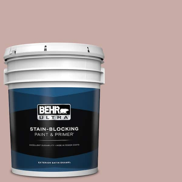 BEHR ULTRA 5 gal. #700A-3 Pottery Clay Satin Enamel Exterior Paint & Primer