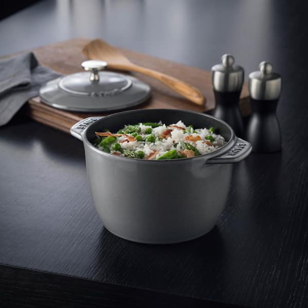 Staub Cast Iron 1.5 qt. Petite French Oven Dutch Oven - Graphite