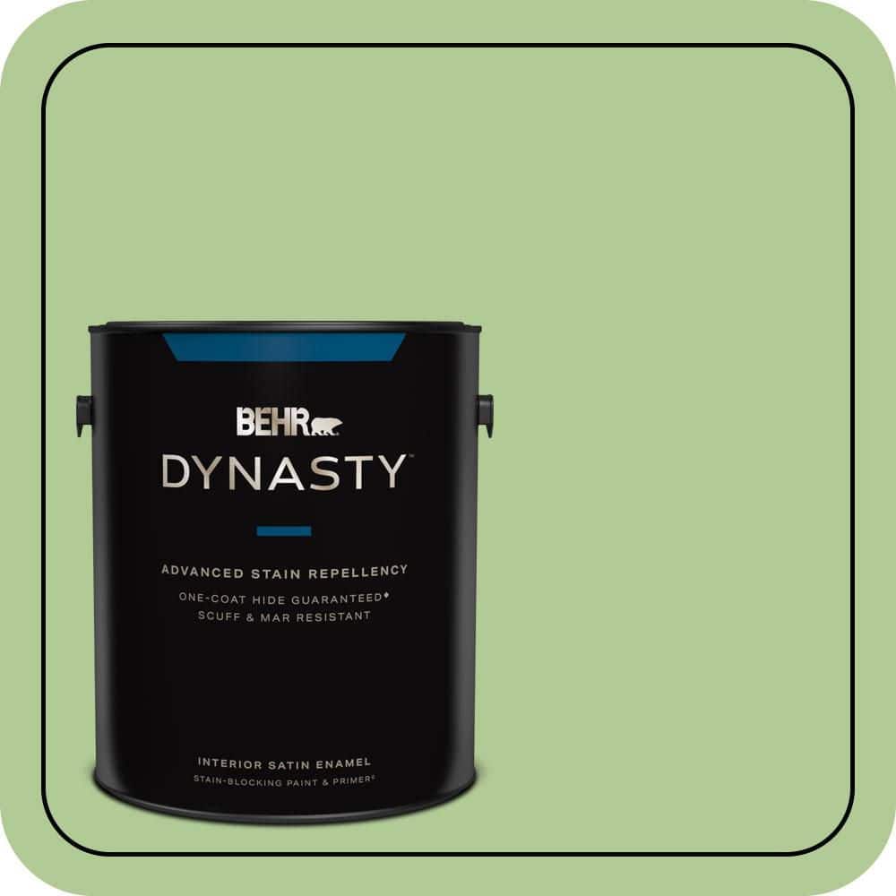 1 gal. #430D-4 Garden Spot Satin Enamel Interior Stain-Blocking Paint & Primer price history on PriceWatchPro