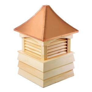 Sherwood 42 in. x 62 in. Wood Cupola with Copper Roof